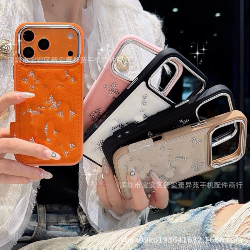 Light Luxury Sparkling Diamond Trendy Brand Embossed Protective Case Suitable for iPhone 18 Pro Max, High-End European and American Style Apple 17 Phone Case Light Luxury Sparkling Diamond Trendy Brand Embossed Protective Case Suitable for iPhone 18 Pro Max, High-End European and American Style Apple 17 Phone Case