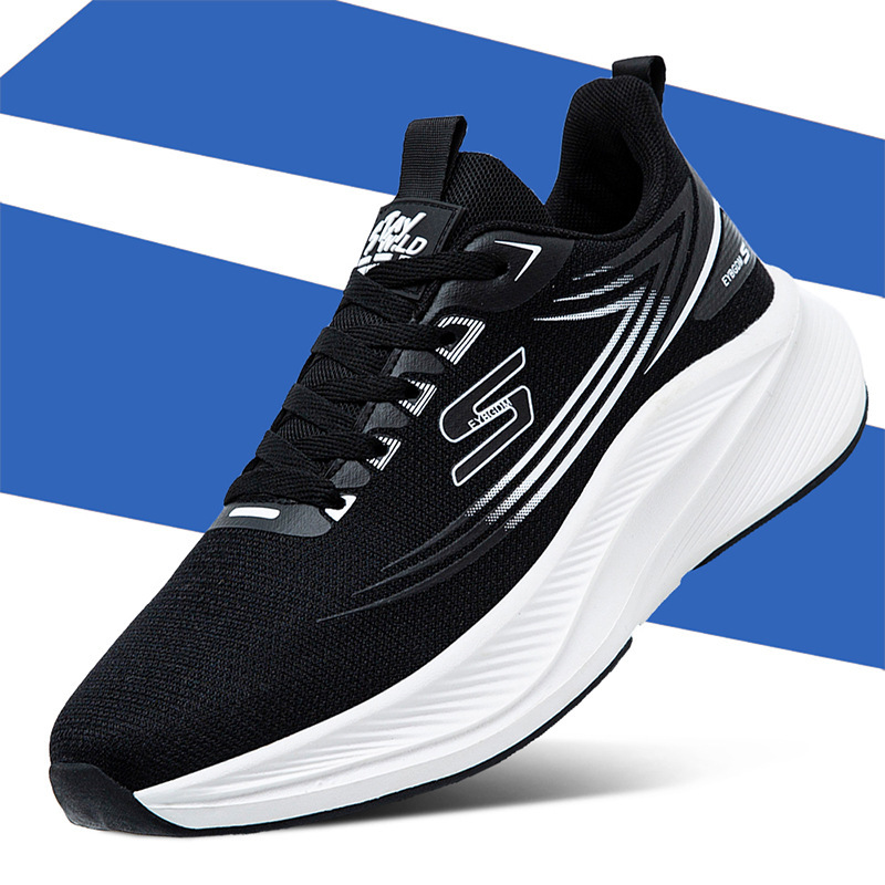 Unisex couple's sports shoes, breathable mesh, lightweight, comfortable for running, versatile, casual, thick-soled, suitable for commuting Unisex couple's sports shoes, breathable mesh, lightweight, comfortable for running, versatile, casual, thick-soled, suitable for commuting