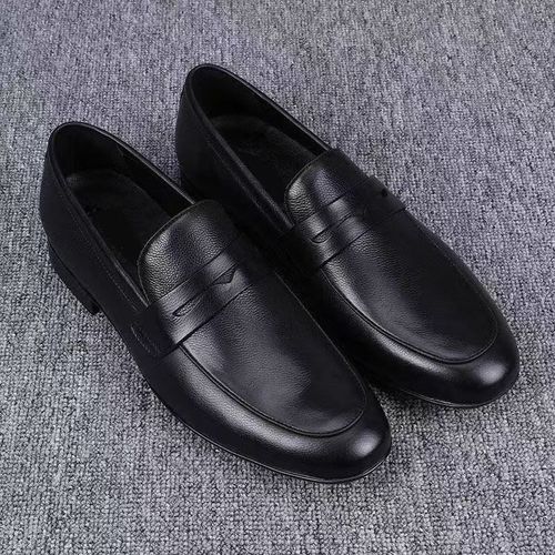 Spring and Summer Fashion Versatile Beaded Shoes Slip-on Loafers Casual Stylish Men's Leather Shoes Breathable Father's Shoes