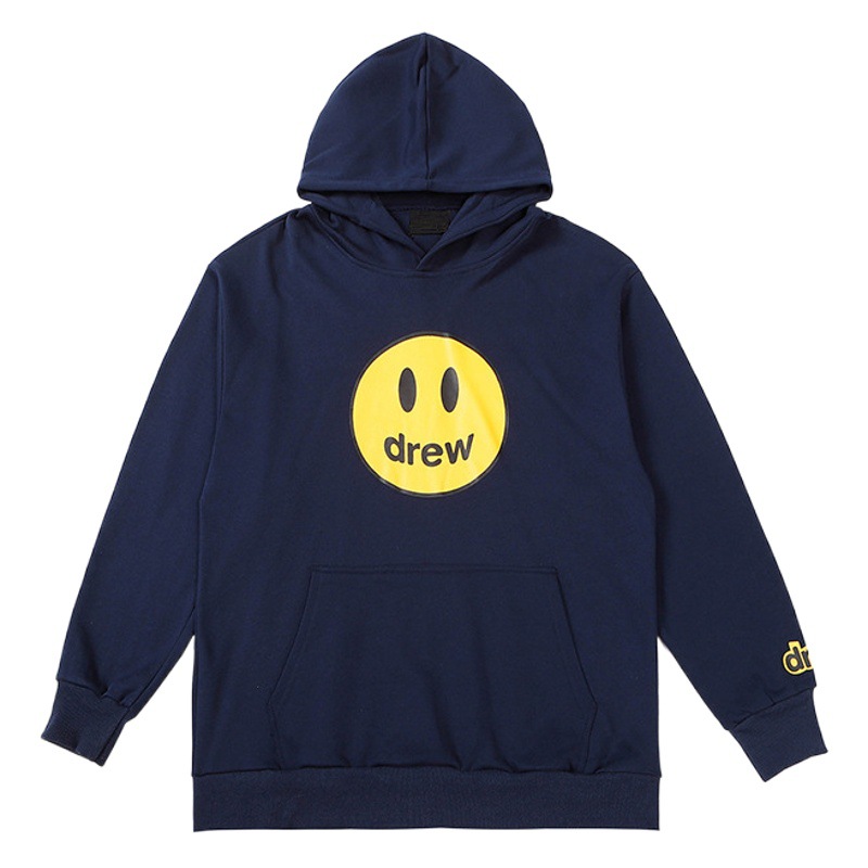 All-Match Nemesis Drew Classic Smiling Face Sweatshirt Bieber's Same High Street Fashion Brand Loose Couple Men's and Women's Hoodies
