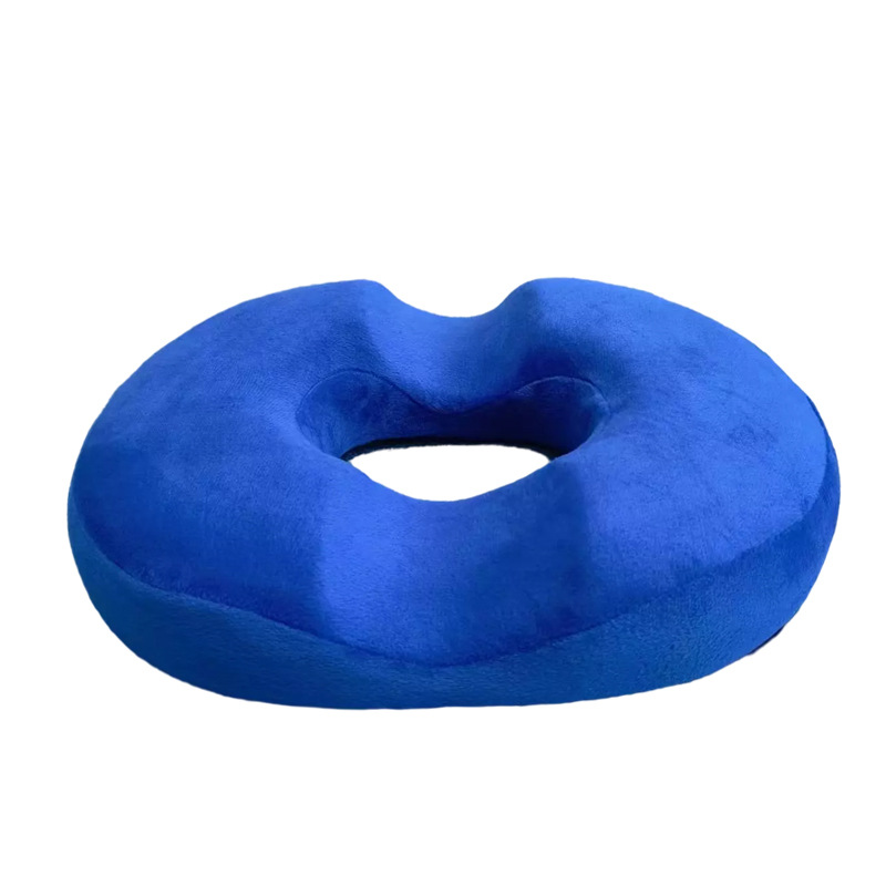 Cojín ortopédico de espuma viscoelástica – Con hueco central, ideal para hemorroides, embarazo y oficina