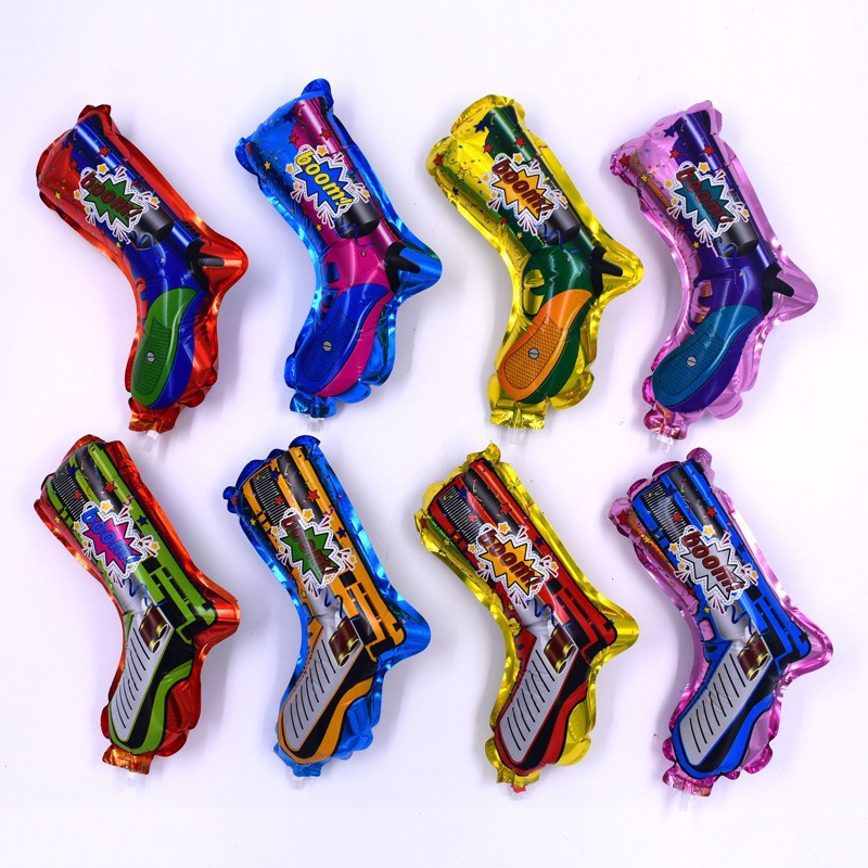 Tiktok pistola inflable saludo boda fiesta fuegos artificiales pistola cumpleaños bar fiesta juguete globo pistola fuegos artificiales al por mayor
