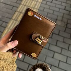 レトロ茶色m 5皮質手帳高颜値ノート携帯ポケット手帳DIY日手帳