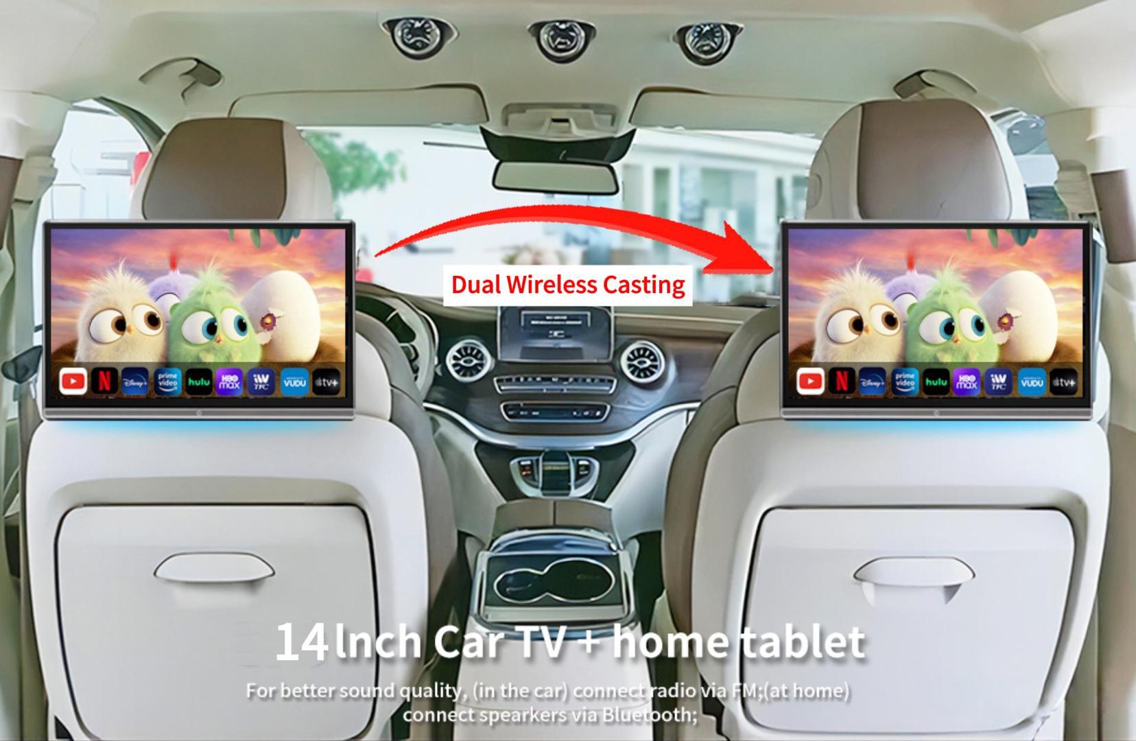 10.1inch External Android Monitor 13.3inch Headrest Android Monitor 11.6inch Headrest Mp5 Monitor