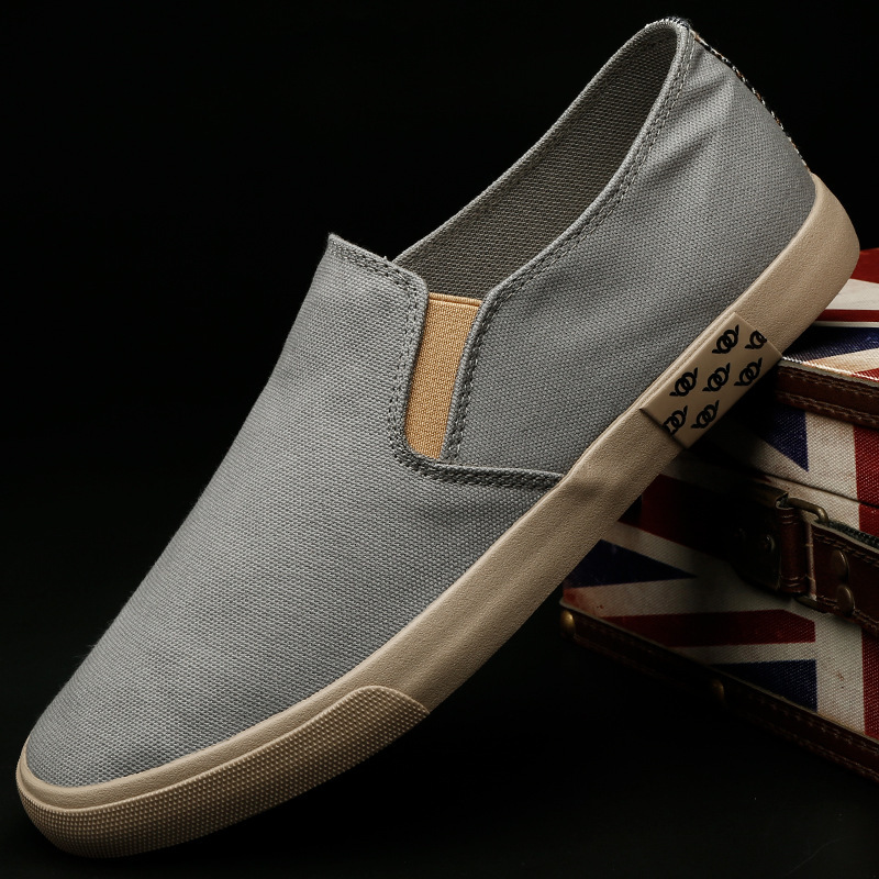 Baoda Bm-002 Men's Shoes Versatile Casual Sneakers Spring Breathable Trendy Shoes Korean Style Trendy Soft-Soled Men's Canvas Shoes