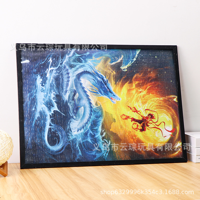 1000 piezas rompecabezas de gran tamaño rompecabezas de papel engrosado fábrica al por mayor suministro directo de primera mano juguetes para niños adultos