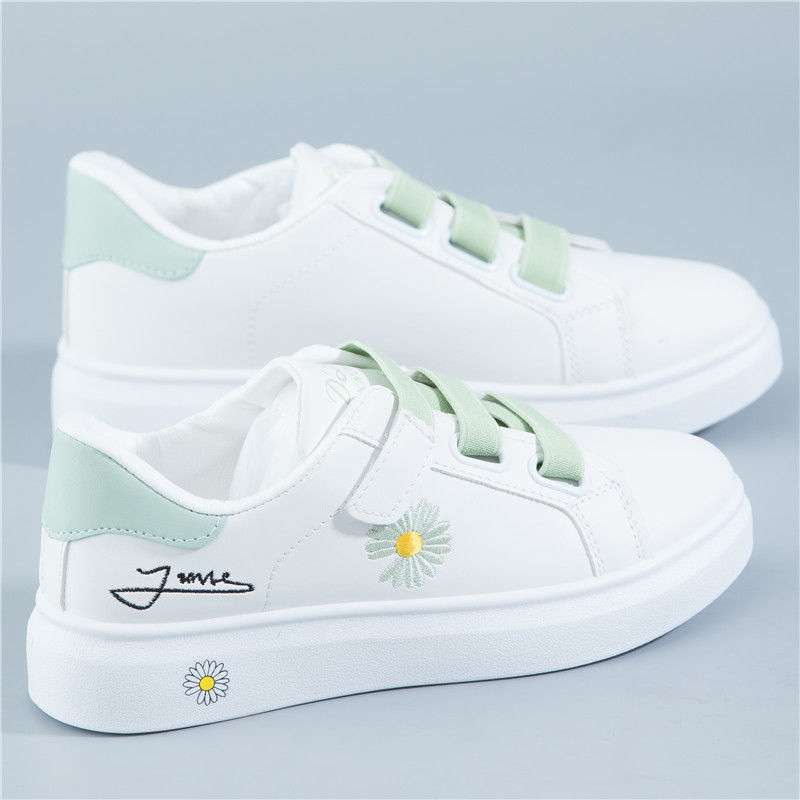 Versatile Basic Breathable White Shoes for Women Running Spring & Fall New Daisy Sports Sneakers Casual Student Shoes Trendy