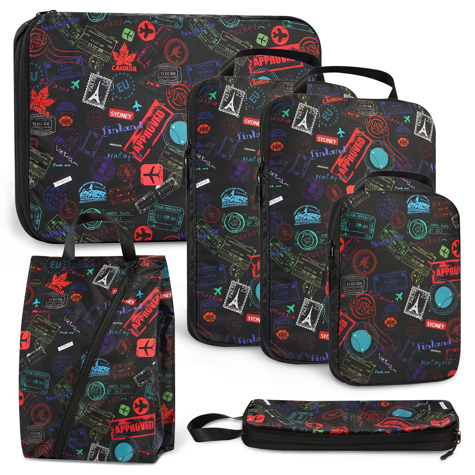 블랙 6 피스 세트