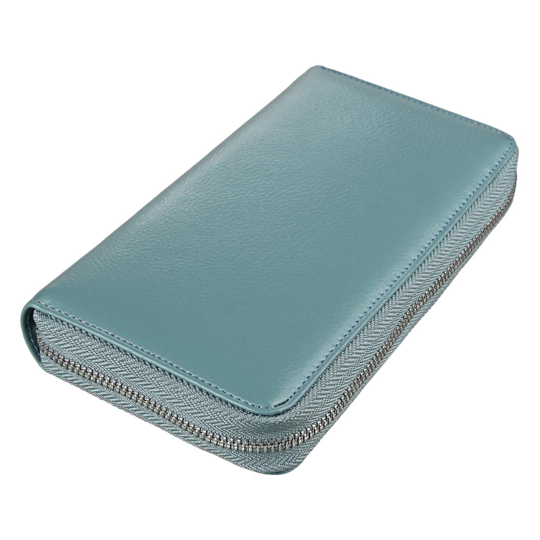 Organ Long Genuine Pickup Bag Passport Bag Anti-Rfid Credit Card Bag Multi-Functional Men's and Women's Wallet Passport Holder