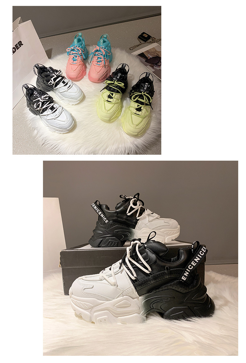 Vrouwen Chunky Sneakers Dikke Bodem Platform Vulcaniseer Schoenen Mode Ademend Casual Running Schoen Voor Vrouw Vrouwelijke