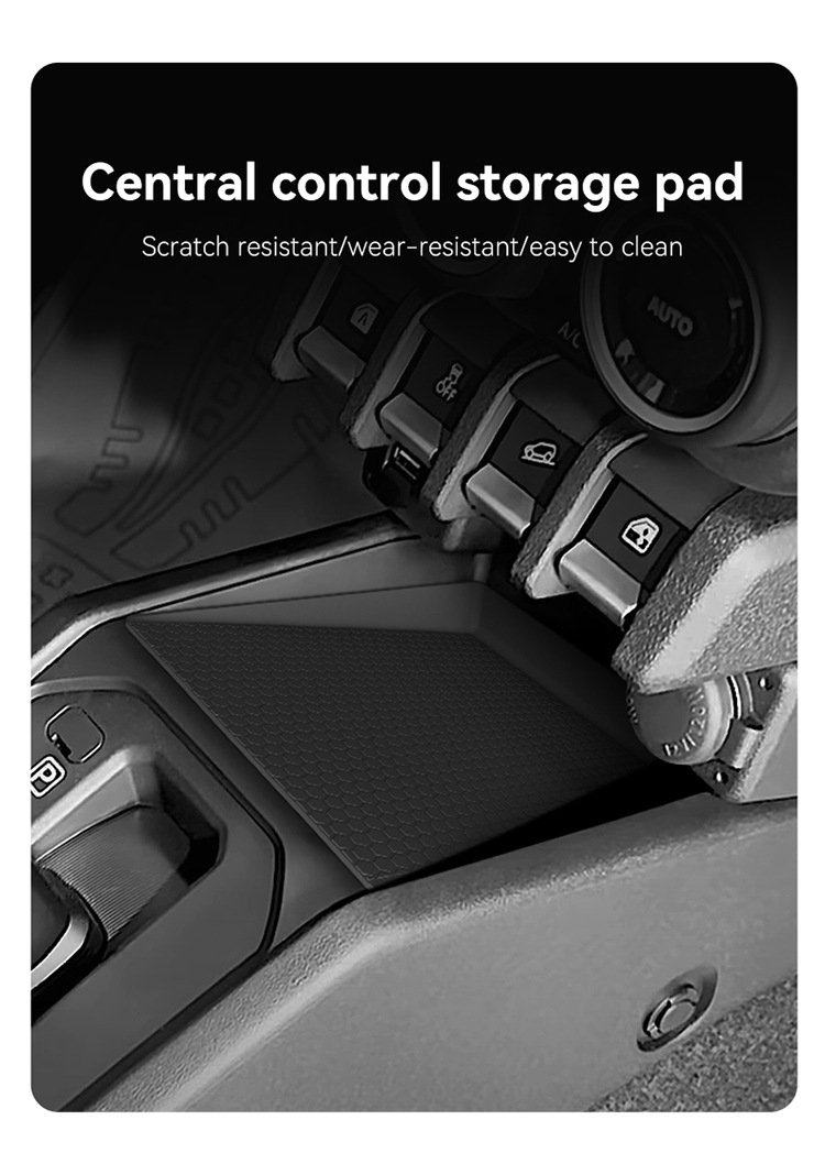 Suitable for 24-25 Models of Suzuki Jimny Jimny, Central Control Storage Anti-Slip Mat, Special Modified Accessories for Automotive Products