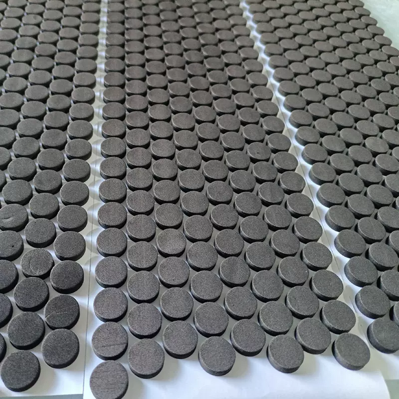 定制圆形黑色eva脚垫EVA防滑垫泡棉胶垫双面胶垫eva垫片泡棉脚垫