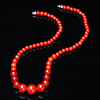 Jewelry, fashionable onyx necklace for mother, rosary with round beads, Birthday gift, wholesale