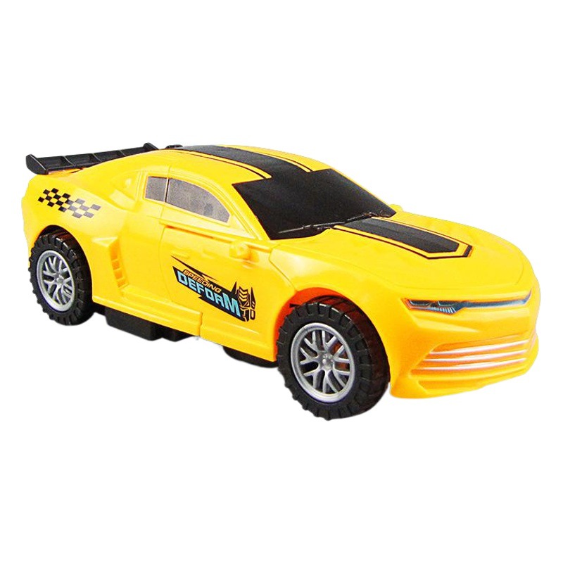 Tiktok misma deformación eléctrica pequeña avispa coche música luz deformación automática robot coche puesto al por mayor