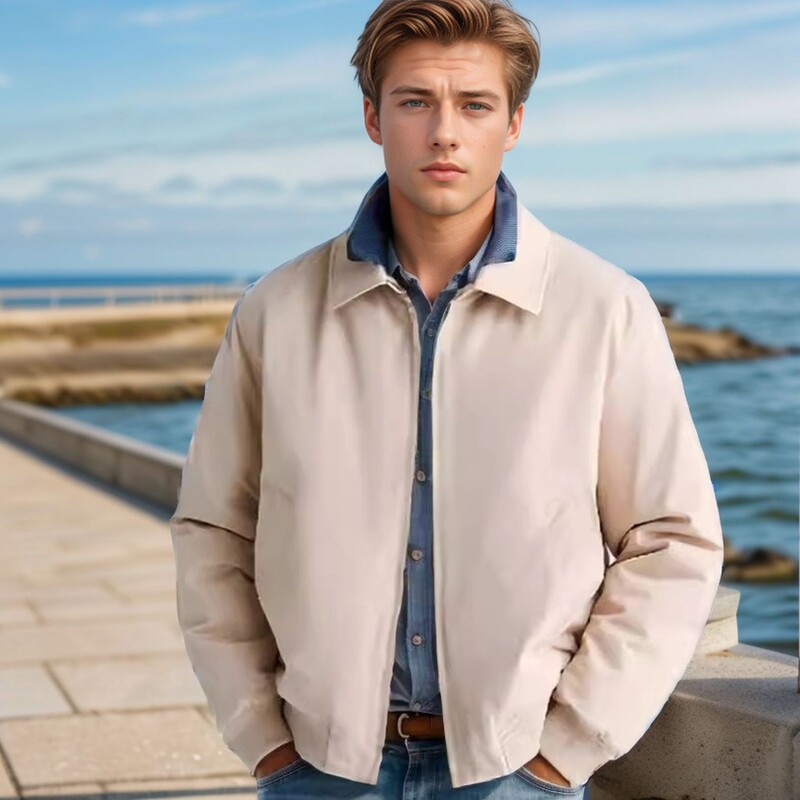 Export Commuter Simple Men's Zipper Jacket Amazon Minimalist Mens Zipper Jacket