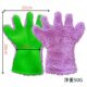 Wholesale car cleaning beauty care supplies chenille coral fleece car wash gloves disposable independent bag