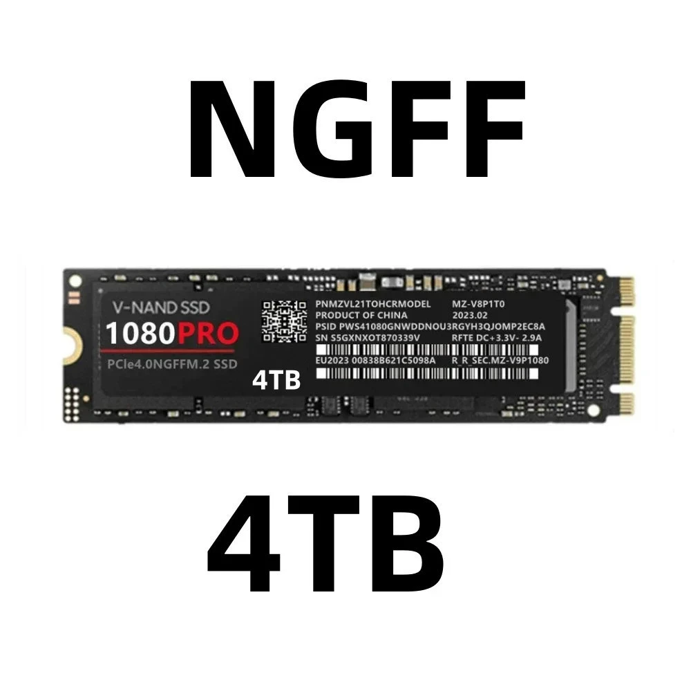 NVMe M.2 2280 PCIe 4.0 SSD 1080PRO, 1/2/4 ТБ, до 7 450/6 900 МБ/с, совместим с PS5