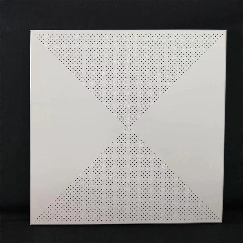 Прямые поставки с завода: инженерные алюминиевые потолочные панели 600*600 с диагональными отверстиями, декоративные алюминиевые потолочные панели для потолков.