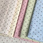 春夏针织提花bm风碎花印花面料针织吊带打底家居服童装diy布料