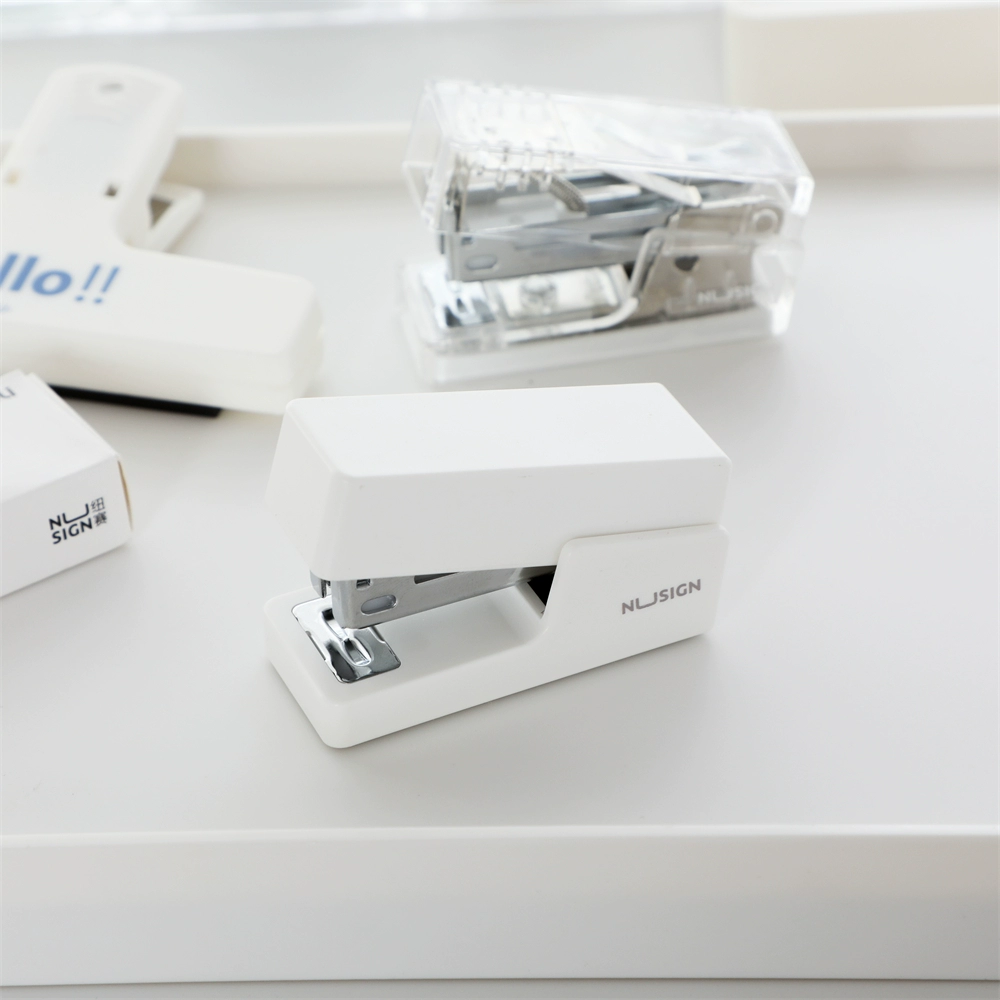 Мини-простой прозрачный акриловый степлер маленький мини белый степлер с высокой стоимостью степлер набор