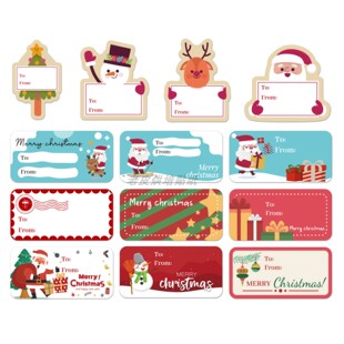 Amazon Christmas stickers gift sealing stickers paper envelope sealing stickers party decoration stickers gift stickers