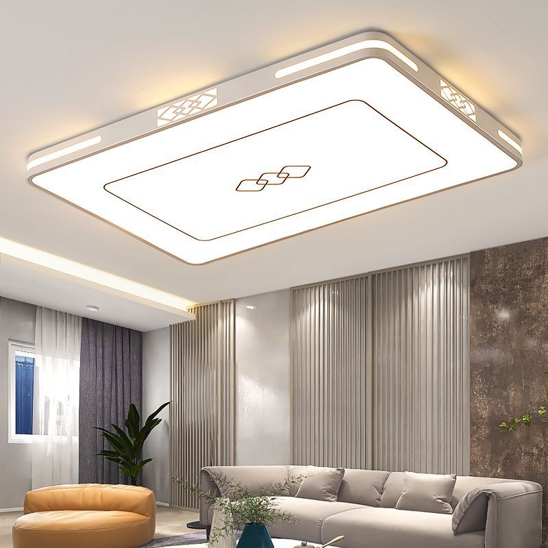 客厅灯长方形LED吸顶灯2025新款卧室灯具简约现代全屋套餐组合灯
