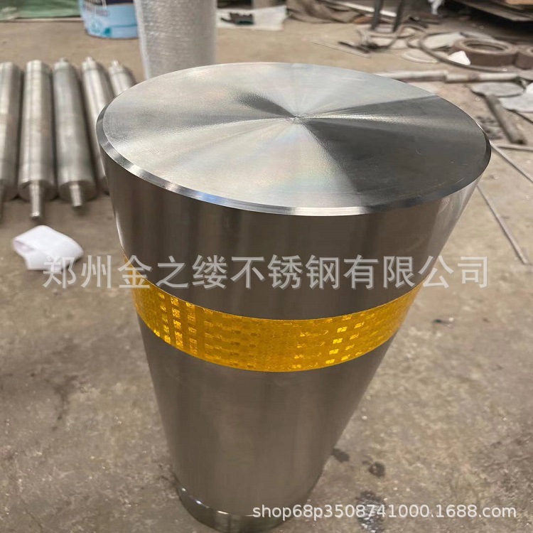 河南不锈钢隔离桩 市政 小区 机关单位门口不锈钢路桩