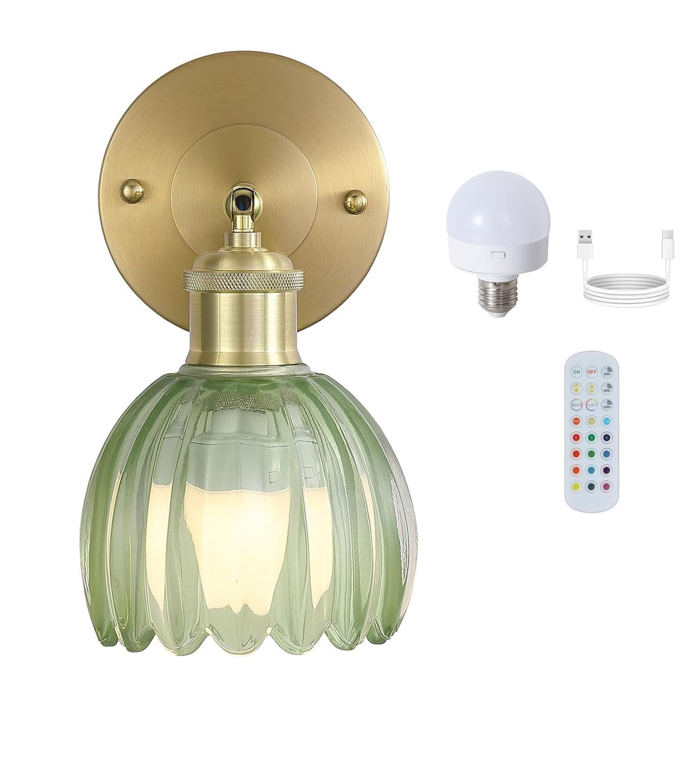 A형 녹색 단일 RGB 충전 모델