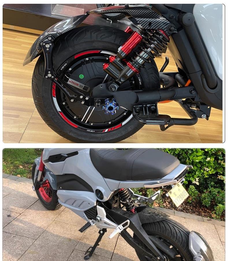 Suitable for Niu U+B Direct Rear Fender Electric Scooter N1S Modified Carbon Fiber Fender Rear Universal