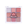 Transparent acrylic matte eye shadow contains rose