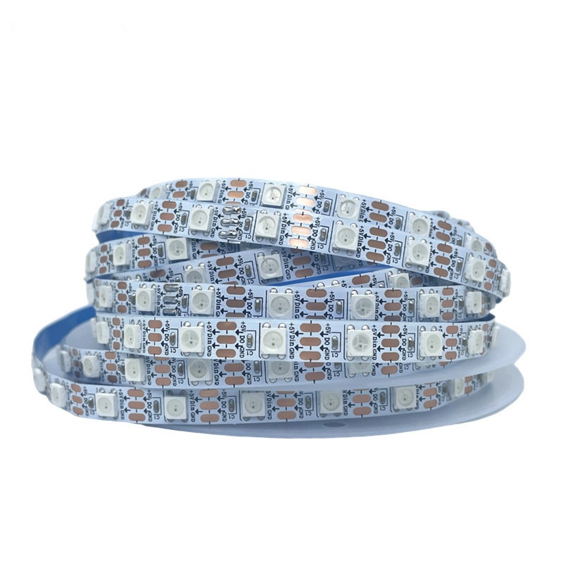 WS2812B lámpara de color deslizante con barra de lámpara de caballo 5050 colorido IC5V placa estrecha 5.5 ancho 90144 tipo de lámpara