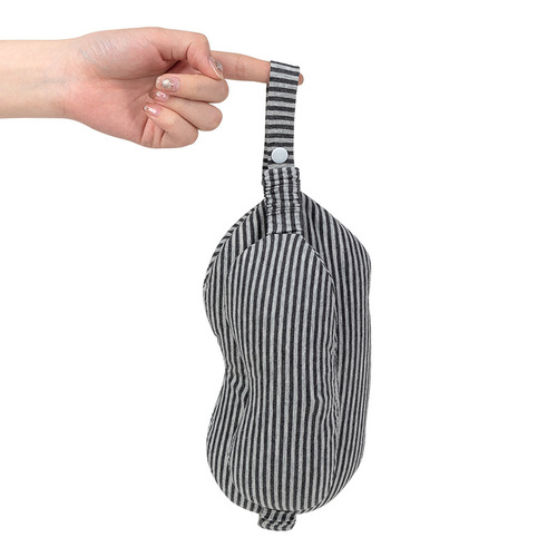 Unprinted striped quality eye mask for sleep, blackout, travel eye mask, office lunch break headrest, eye mask, Tianzhu cotton