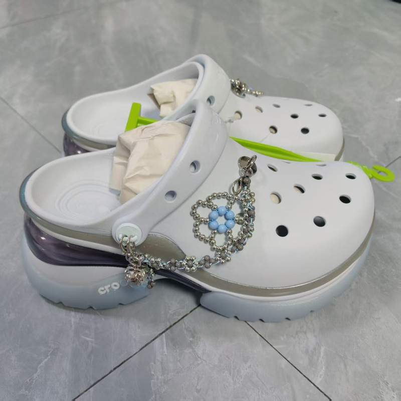 2026 Summer Retro Little Dolphin 6cm Beach Shoes Clogs Women's Shoes Air Cushion Thick-Soled Sandals Slippers 212811 2026 Summer Retro Little Dolphin 6cm Beach Shoes Clogs Women's Shoes Air Cushion Thick-Soled Sandals Slippers 212811