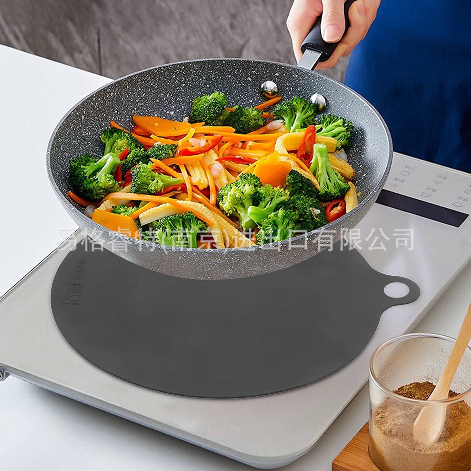 Tabla de silicona estera Cocina de Inducción limpieza almohadilla protectora almohadilla de aislamiento de silicona de grado platino cocina estera antideslizante resistente a altas temperaturas