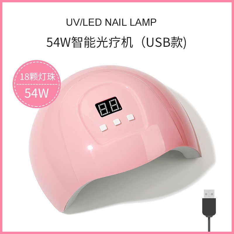 Lámpara LED de Fototerapia para Uñas, Mini Lámpara Mariposa UV, Secado Rápido, Máquina Portátil de Cocción de Esmalte