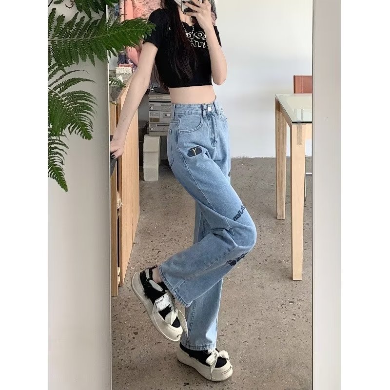 Light thin jeans