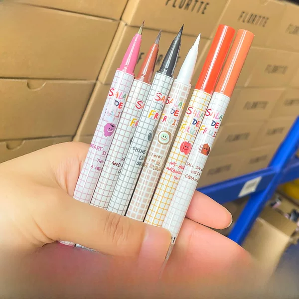 FLORTTE/Flower Loria Color Eyeliner Pen Extremely Fine and Long-lasting Affordable Not Easy to Snobbingly Not Easy to Discolor Novice