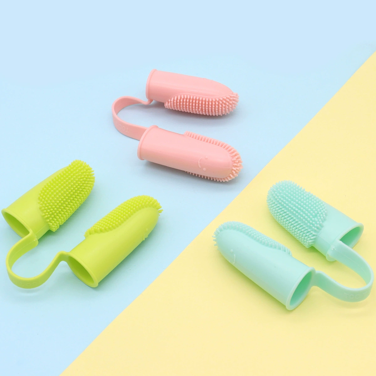 Силиконовая зубная щетка для домашних животных Щетка для собак Кошка чистить зубы