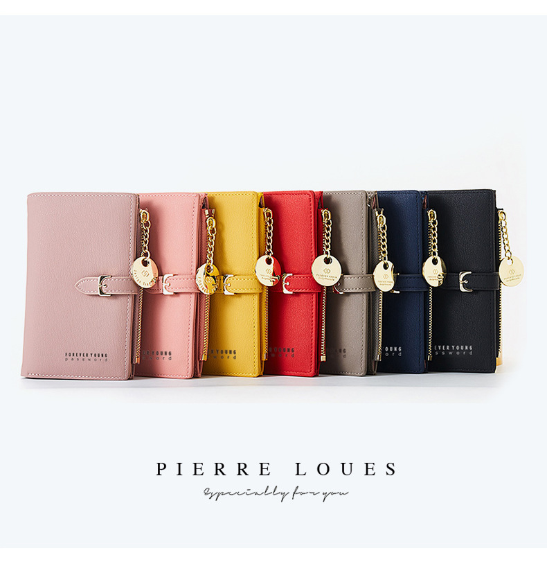 New Women's Short Fashion Short Wallet Zipper Wallet Multi Functional Zero Wallet_voghion.com