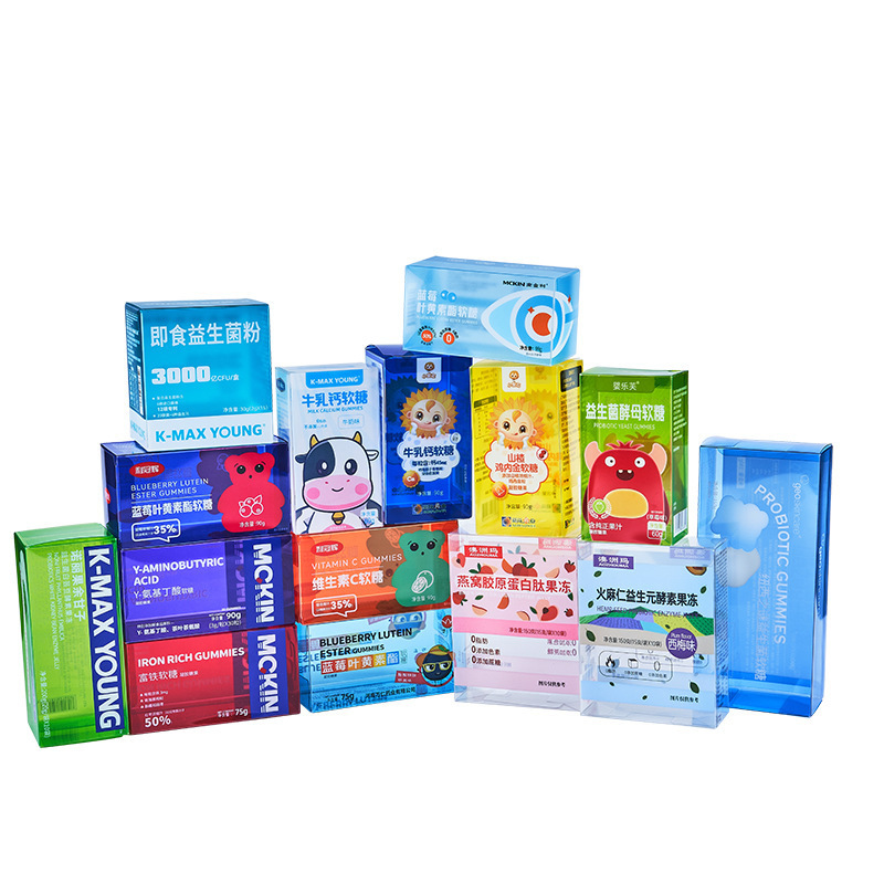 加工透明PVC包装箱 _ 玩具PET透明プラスチック包装箱プレゼントPPフロスト折り畳み箱カラー印刷ロゴ|undefined