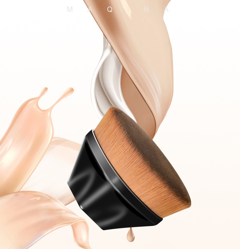 No. 55 Magic Foundation Brush, Mini Small Makeup brush, no-Powder Foundation Liquid, Beauty Concealer brush, one-piece consignment full figure