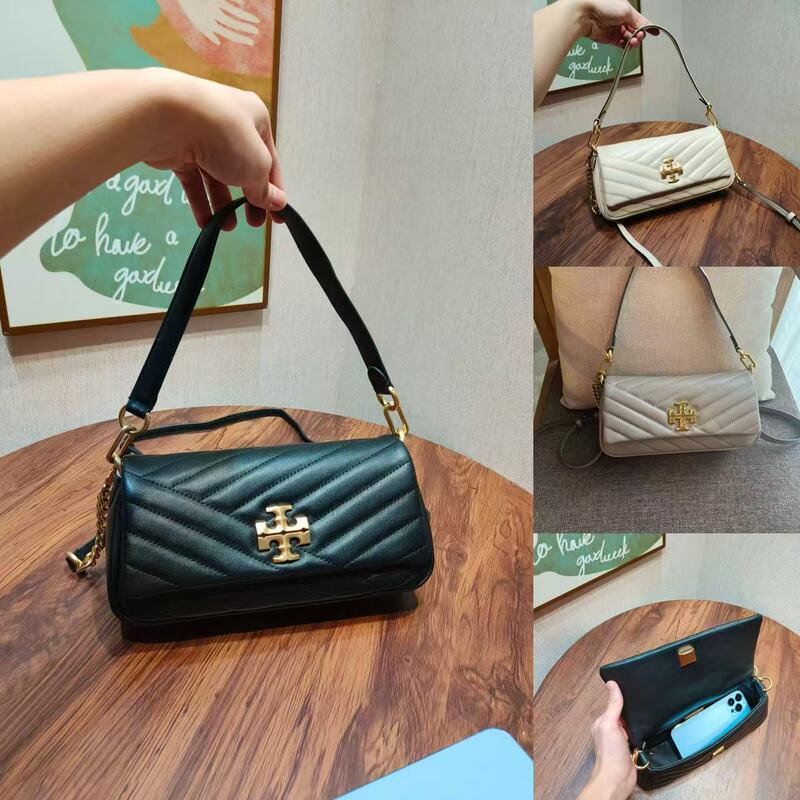 2022 New TB Women's Bag New Fashion Kira Sheepskin Underarm Bag Chain Bagel Bag Hand Shoulder Crossbody Bag