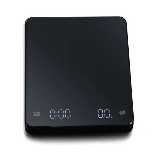 LED screen voice coffee scale USB charging auto-timing coffee scale 3kg/0.1g home kitchen counter scale