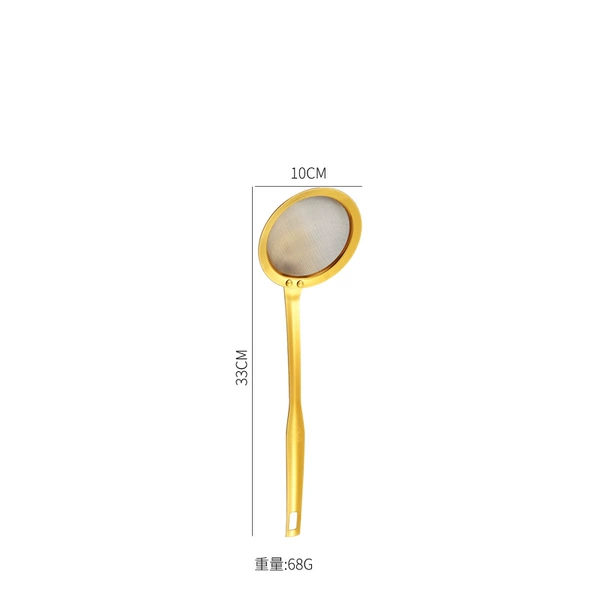 [304 Net] Finely polished golden deep bottom net drain 10#