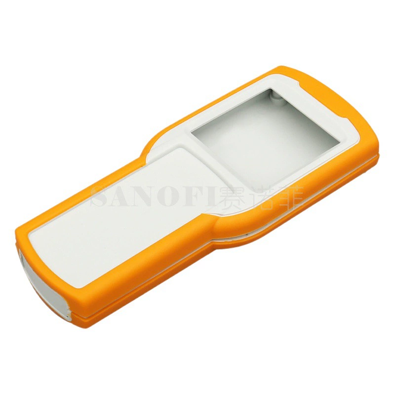 Портативный ящик для инструментов с силиконовой кнопкой Портативный портативный корпус с двухцветным покрытием 3,5-дюймовый экран с внешней оболочкой