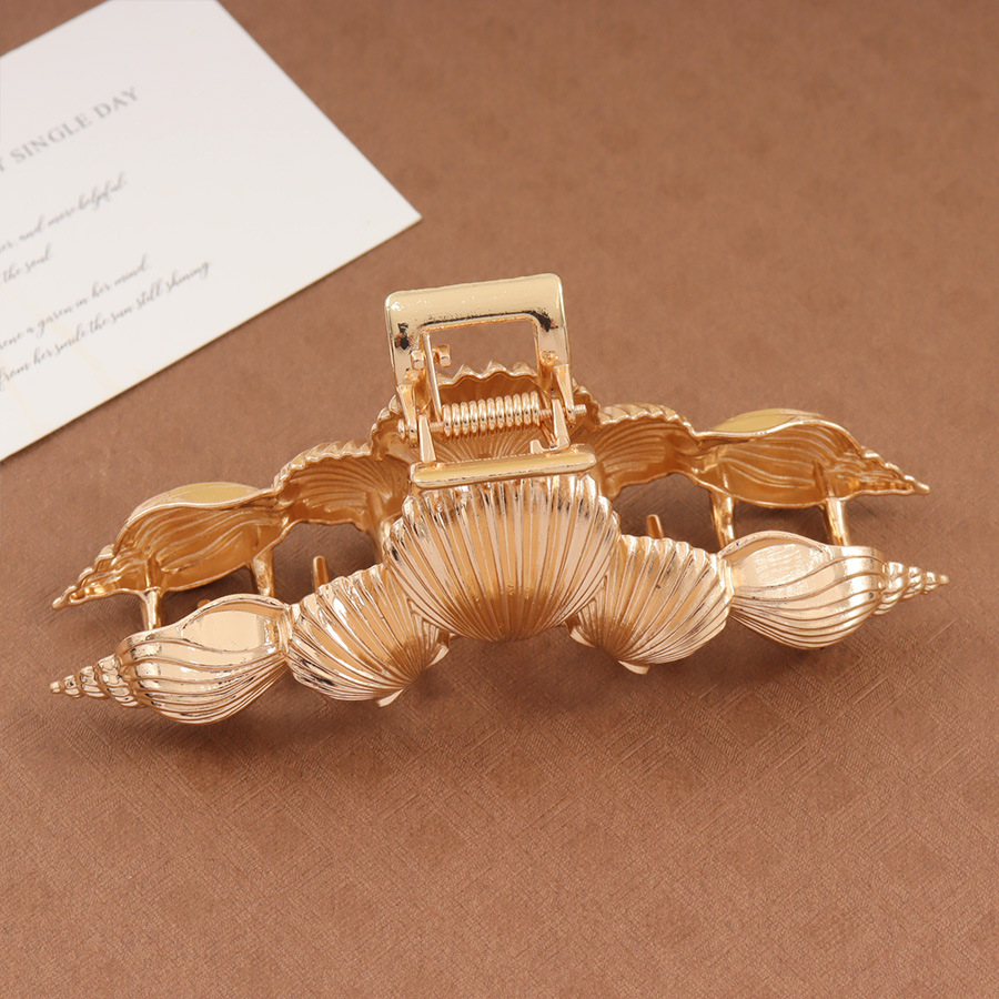 50g Weight Hair Claws Hair Accessories Type 1 Piece Quantity Daily, Street Occasion Zinc alloy Material Conch, Shell Pattern All Seasons Season Women's Gender IG Style Style IG Style Women's Conch Shell Zinc Alloy Hair Claws 6