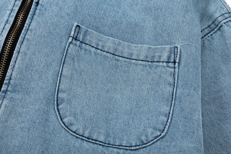 Abbigliamento maschile retrò semplice design farfalla cappotto di jeans uomo e donna ins marchio di moda giacca casual top_voghion.com