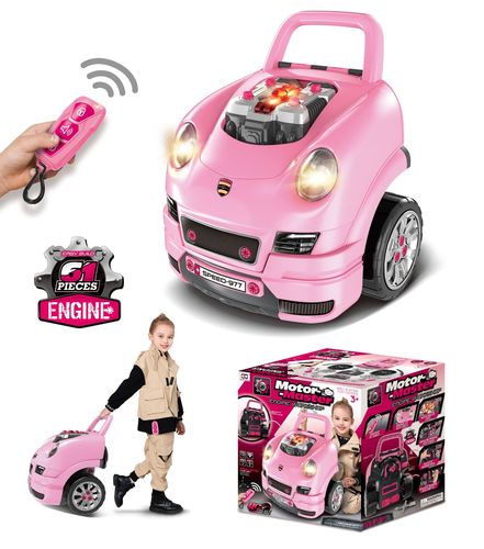 Cross-border disassembly and repair remote control sports car infrared wireless remote control toy electric car with light and sound front foreign trade