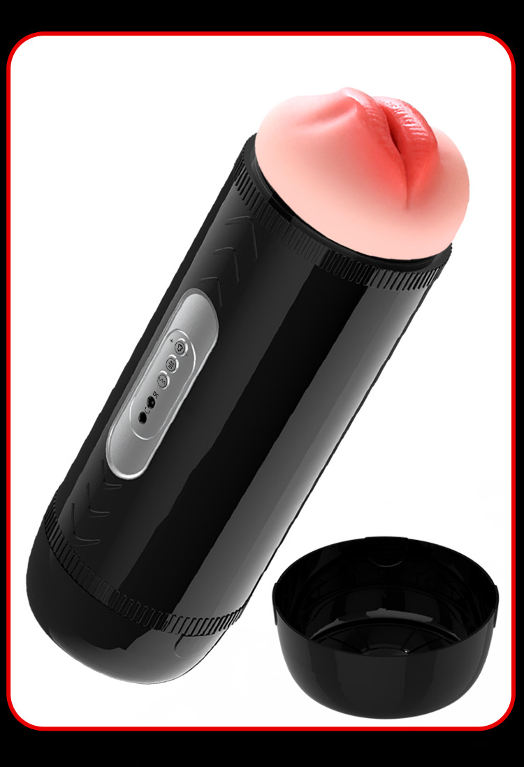Jiuai Lubа PRO Automatic Vibrating Double-Headed Male Masturbator with Sound — detail image 13