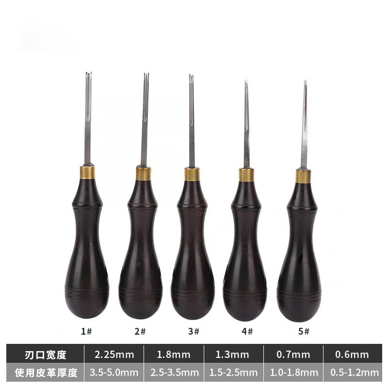 Cuchillo de corte de borde de sándalo cuchillo biselado dispositivo DIY herramienta de cuero recorte borde cortador de borde de cuero Shaper